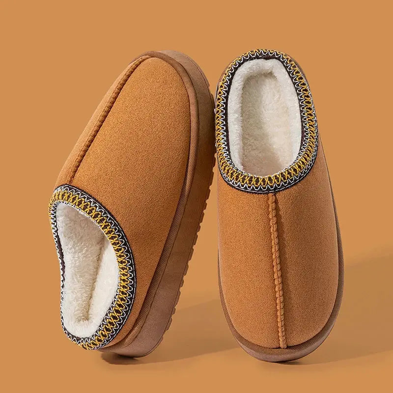 Soft Fuzzy Slippers for Women – Warm Grip Sole