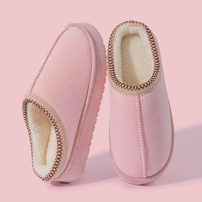 Soft Fuzzy Slippers for Women – Warm Grip Sole