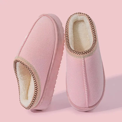 Soft Fuzzy Slippers for Women – Warm Grip Sole