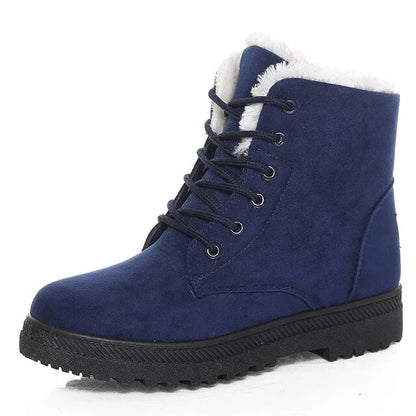Cozy Short Ankle Boots for Women – Stylish & Warm for Winter