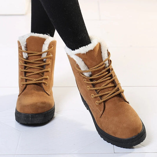 Warm Short Ankle Boots for Women - Nocini