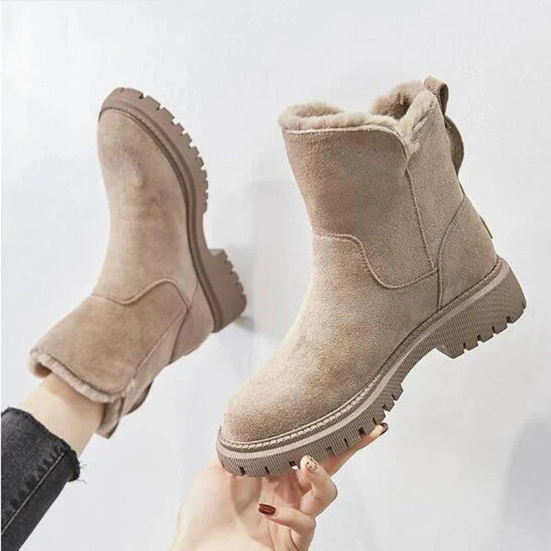 Luxurious Faux Fur Insulated Winter Boots for Women - Nocini