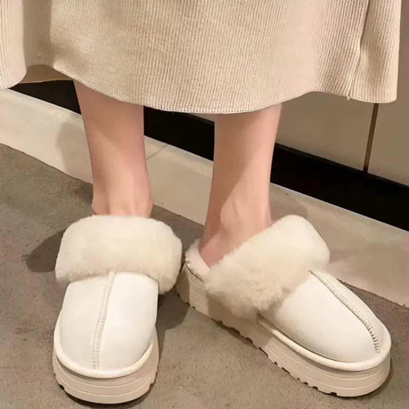 Soft Fuzzy Slippers for Women - Warm & Comfortable Fit