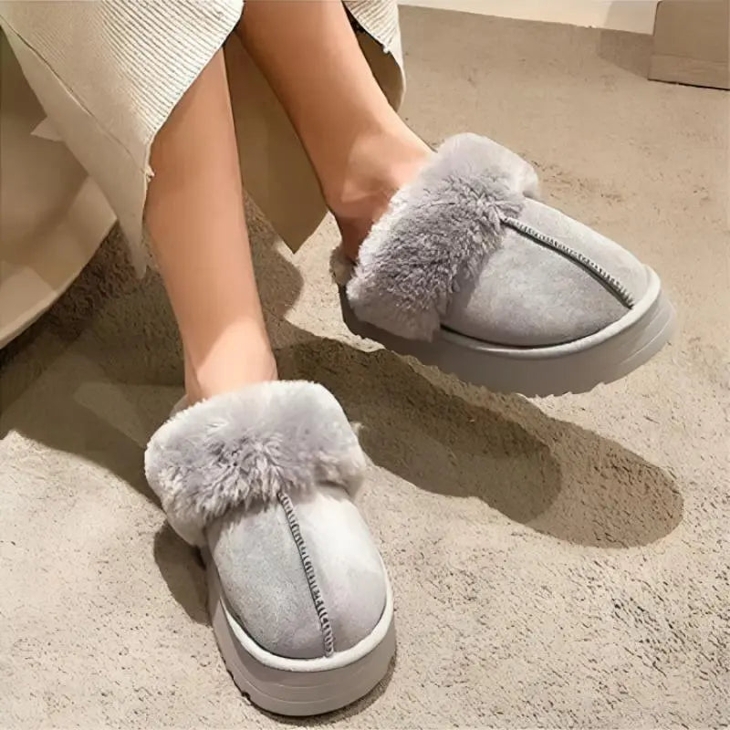 Soft Fuzzy Slippers for Women - Warm & Comfortable Fit - Nocini