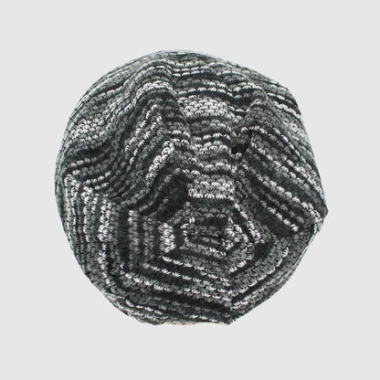 Cozy Slouch Beanie | Soft Striped Knit Hat