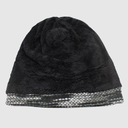 Cozy Slouch Beanie | Soft Striped Knit Hat
