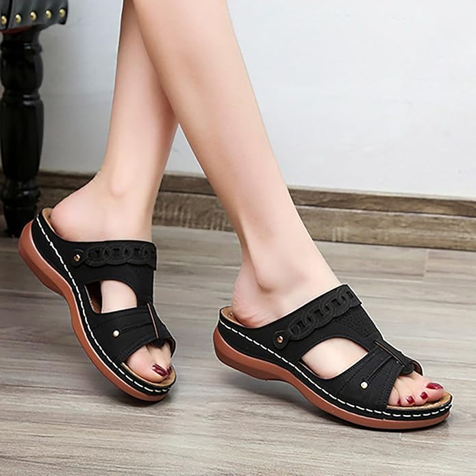 Easy Slip On Wedge Sandals for Women