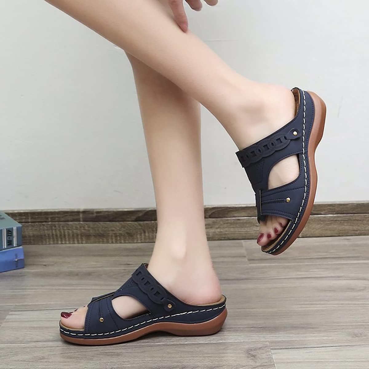 Easy Slip On Wedge Sandals for Women