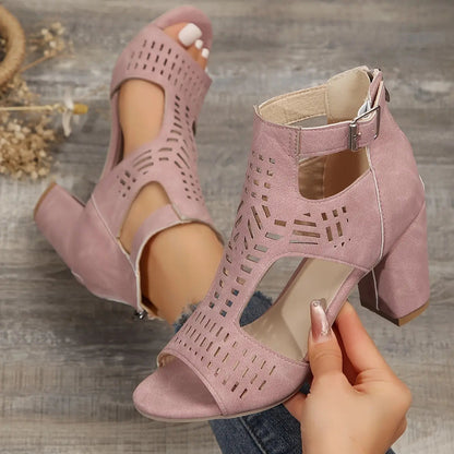 Sexy Low Heel Ankle Boots for Women