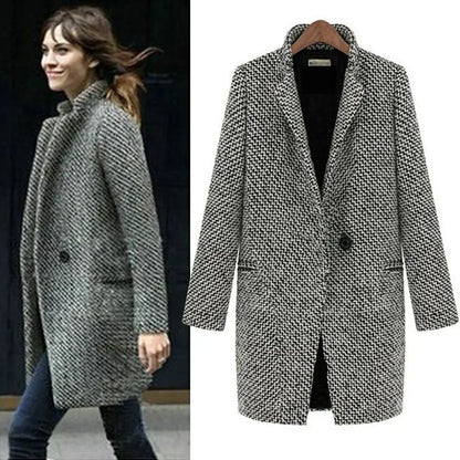 Warm Women's Woolen Winter Coat