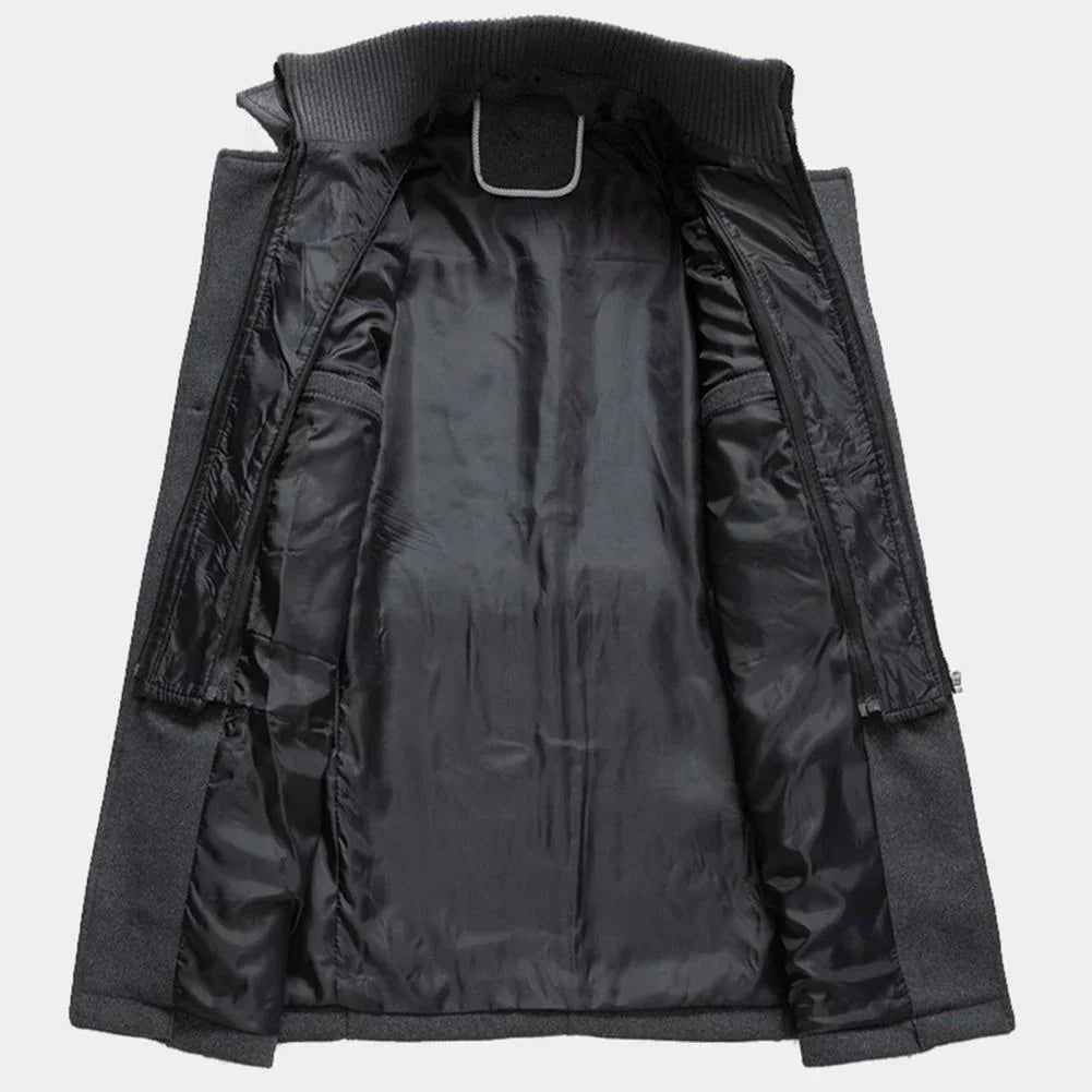 Warm Mens Parka Jacket 2 Piece Set