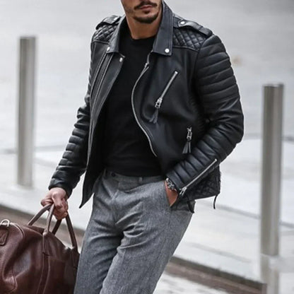 Classic Genuine Leather Mens Coat
