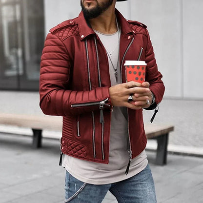 Classic Brown Genuine Leather Jacket