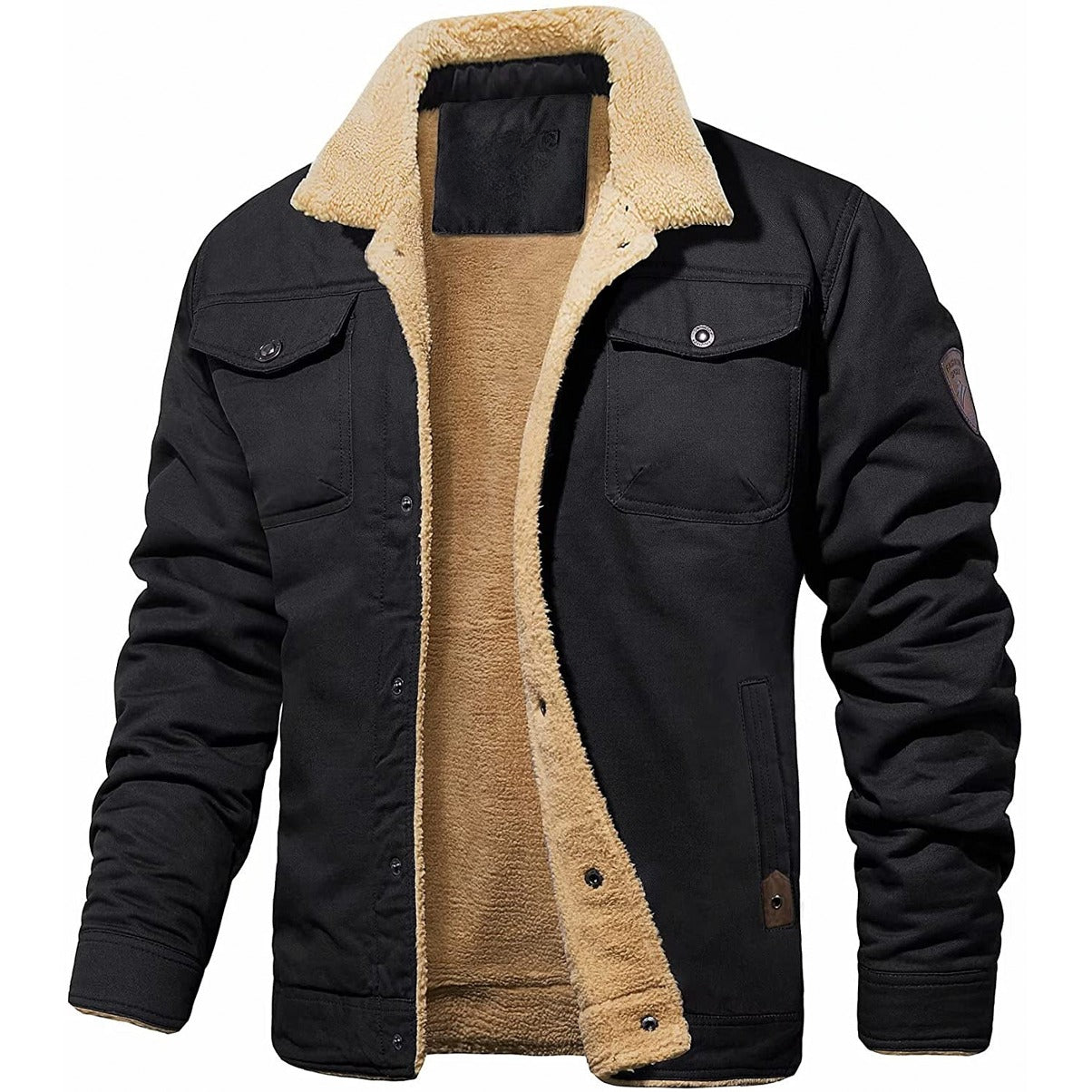 Vintage Flight Mens Leather Jacket - Olytrend