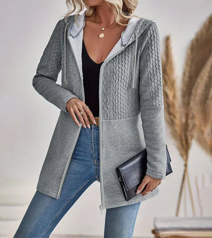 Comfy Zip Up Hooded Sweatshirt