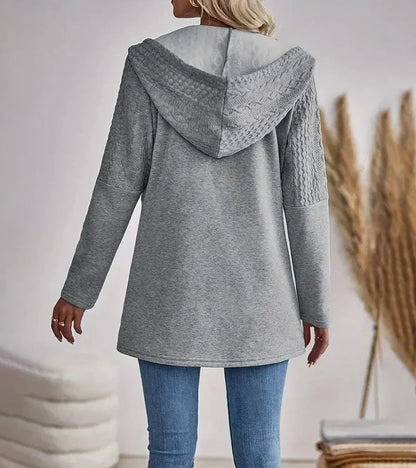 Comfy Zip Up Hooded Sweatshirt