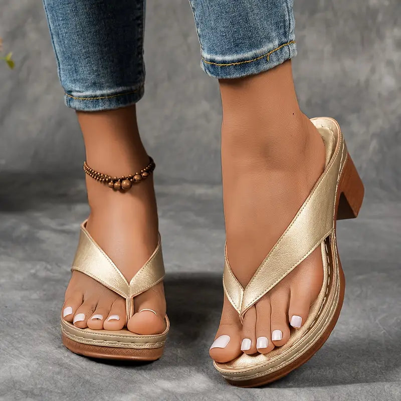 Comfortable Arch Support Heel Sandals - Nocini