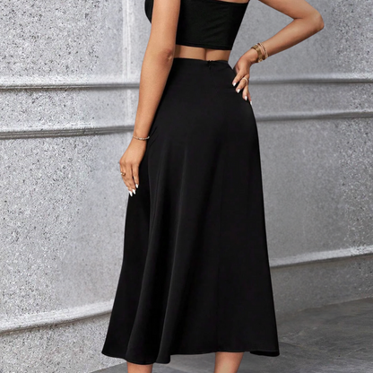 Flattering Midi Waist Skirt for Women