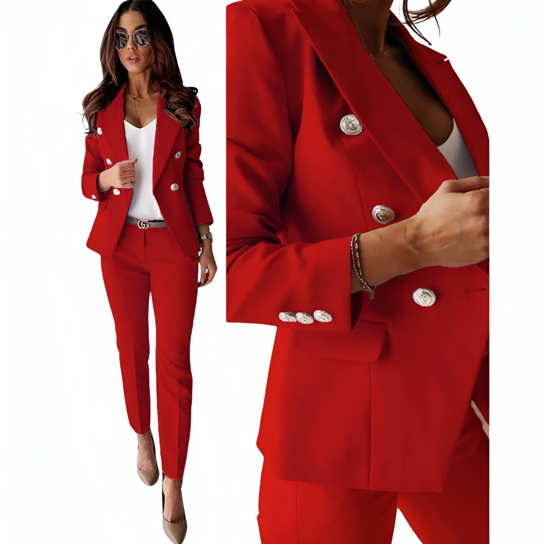 Classic 2 Piece Business Suit Set for Women