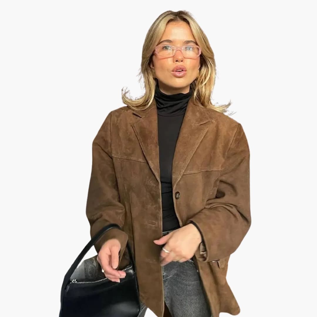 Ladies' Classic Jacket with Pockets and Buttons