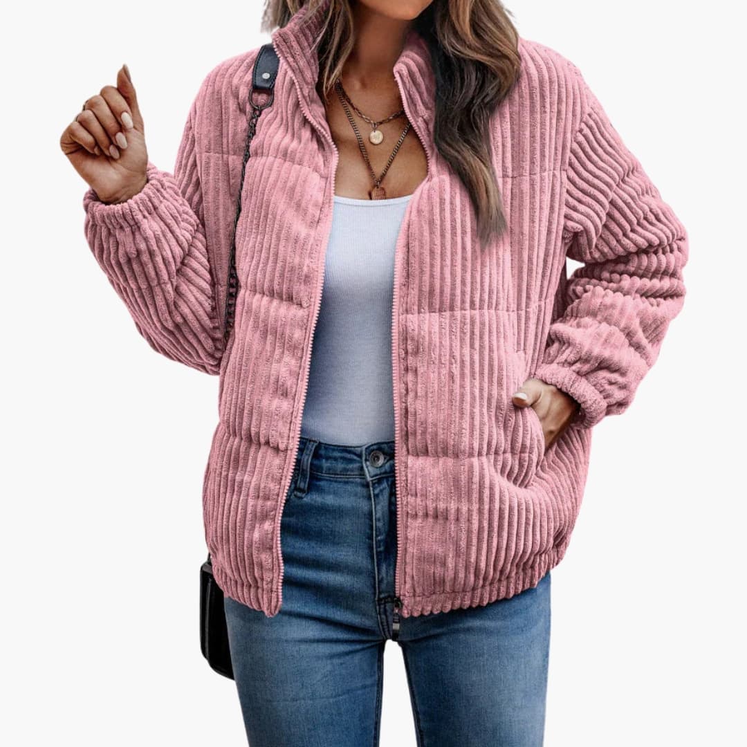 Ladies' Water Resistant Parka with Pockets - Olytrend