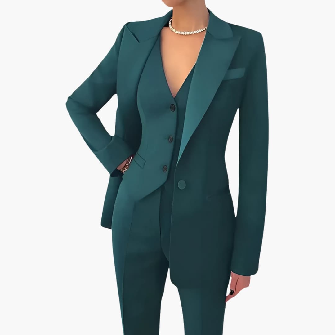 Classic 3-Piece Business Suit for Women