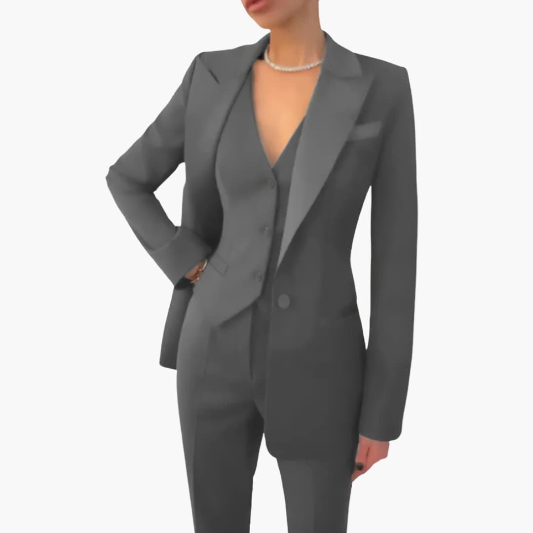 Classic 3-Piece Business Suit for Women
