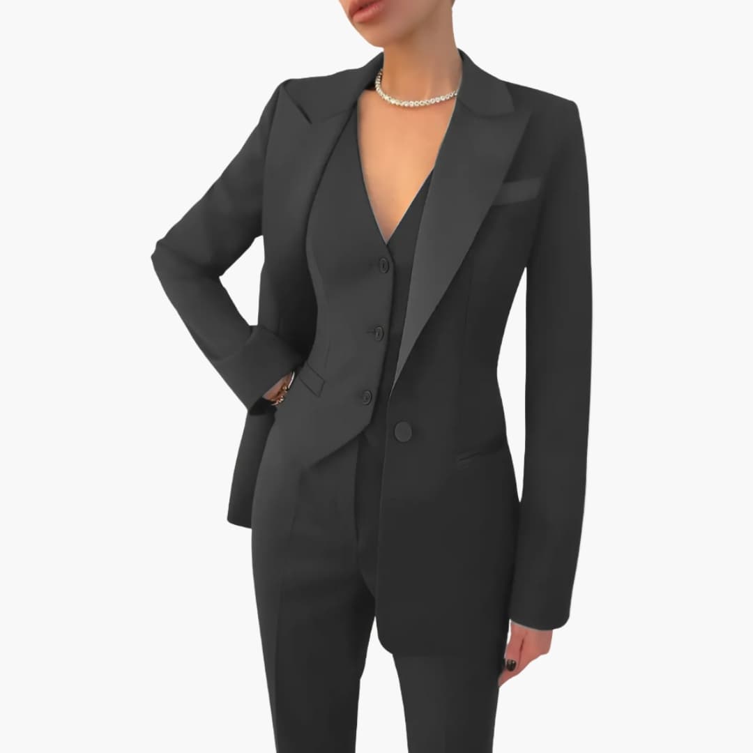 Classic 3-Piece Business Suit for Women