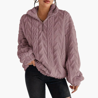 Soft Cable Knit Women's Pullover Sweater