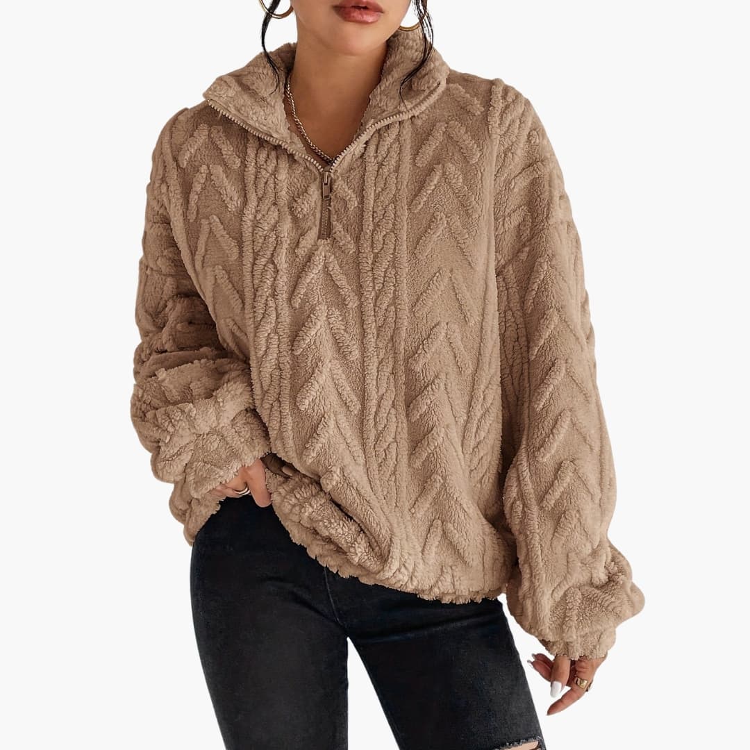 Soft Cable Knit Women's Pullover Sweater