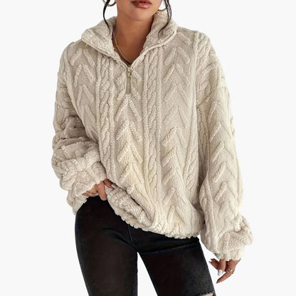 Soft Cable Knit Women's Pullover Sweater