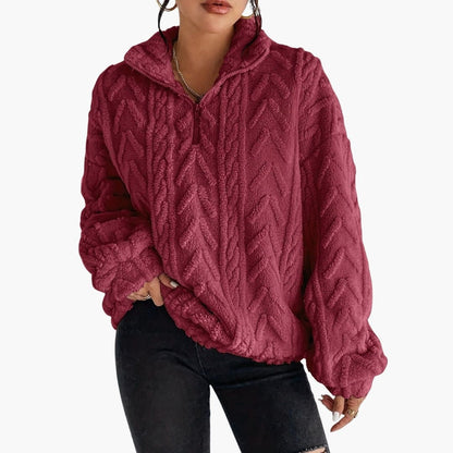 Soft Cable Knit Women's Pullover Sweater