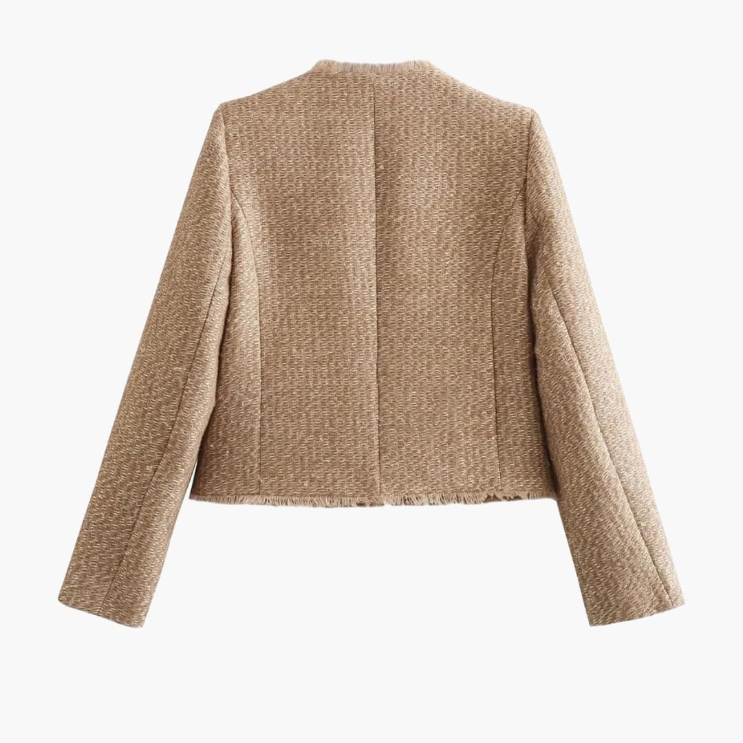 Ladies Classic Wool Blazer with Pockets
