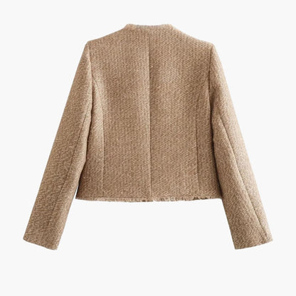 Ladies Classic Wool Blazer with Pockets
