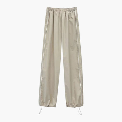 Ladies' Running Pants with Colorful Side Stripes