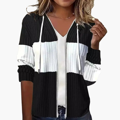 Ladies' Zip Up Hoodie Sweatshirt
