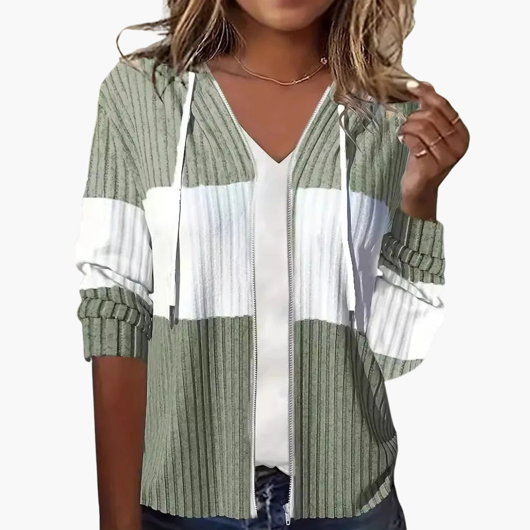 Ladies' Zip Up Hoodie Sweatshirt