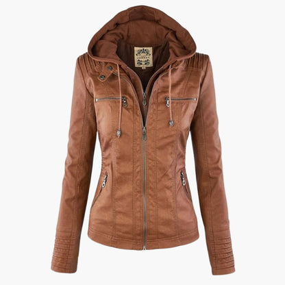 Ladies' Fleece Zip Hooded Sweatshirt - Olytrend