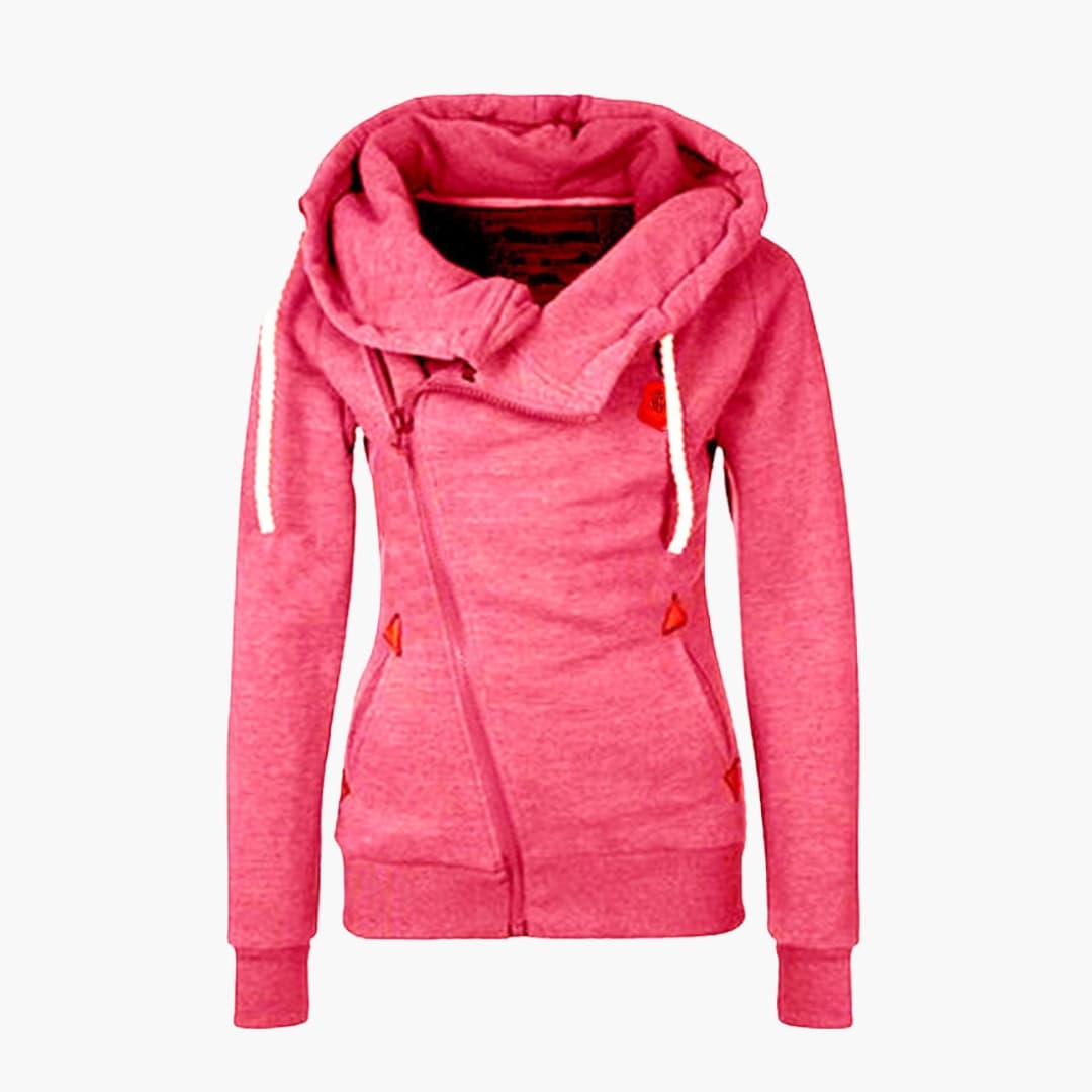 Ladies' Pullover Hooded Sweatshirt with Adjustable Hood
