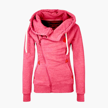 Ladies' Pullover Hooded Sweatshirt with Adjustable Hood