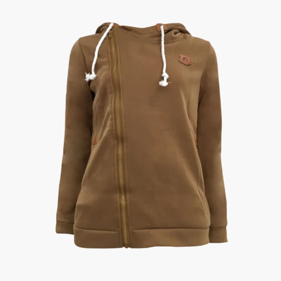 Ladies' Pullover Hooded Sweatshirt with Adjustable Hood