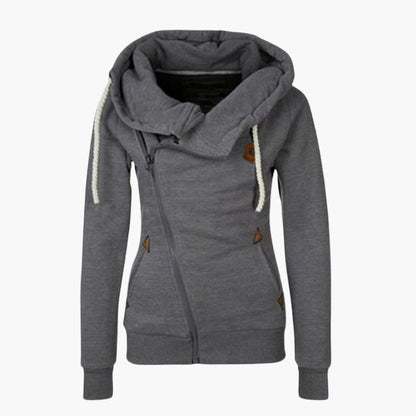 Ladies' Pullover Hooded Sweatshirt with Adjustable Hood