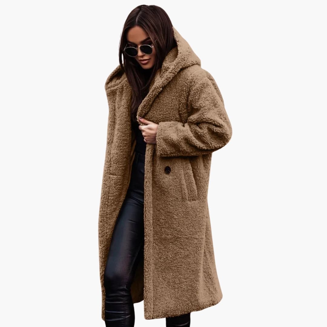 Ladies Waterproof Parka with Zip Fastening