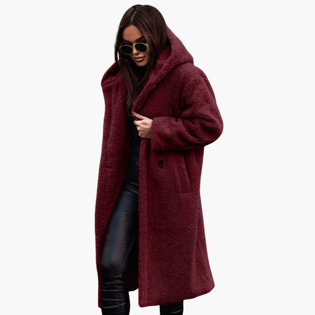 Ladies Waterproof Parka with Zip Fastening