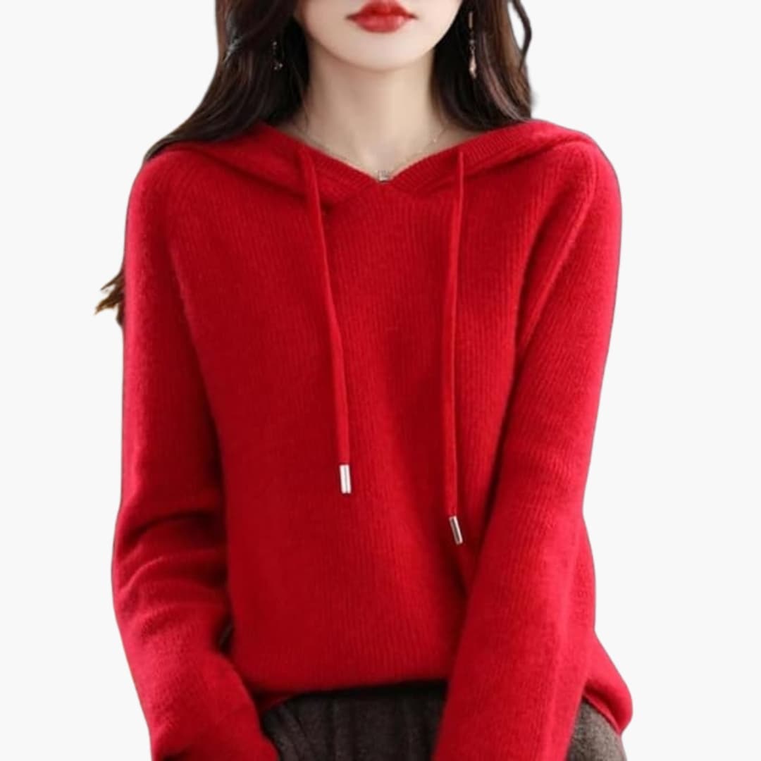 Cozy Women's Long Sleeve Sweater Hoodie