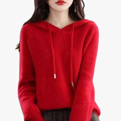 Cozy Women's Long Sleeve Sweater Hoodie