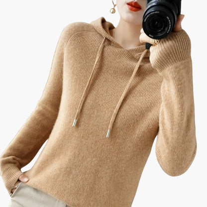 Cozy Women's Long Sleeve Sweater Hoodie