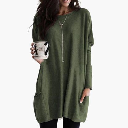 Women's Oversized Crew Neck Sweater