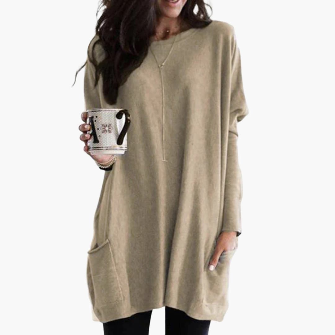 Women's Oversized Crew Neck Sweater