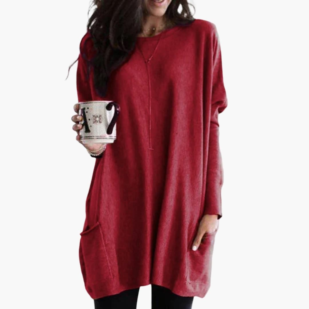Women's Oversized Crew Neck Sweater